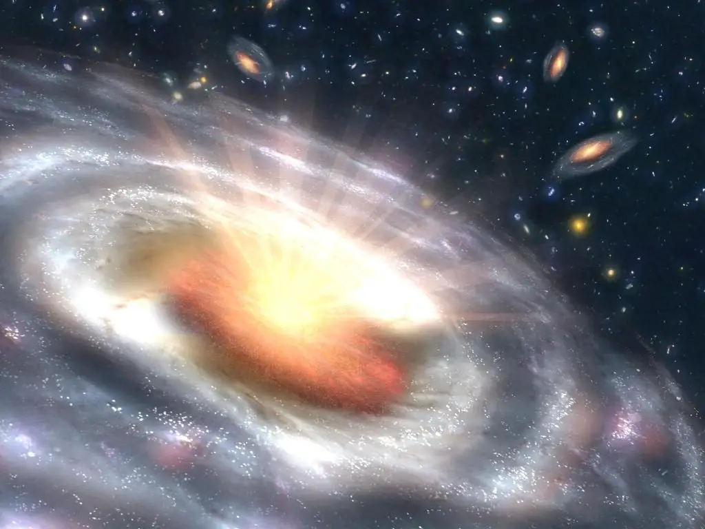 Resultado de imagen de Galaxias activas con nÃºcleos brillantes
