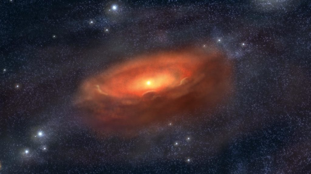nebulosa solar inicio del sistema