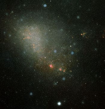 pequeña nube de magallanes ejemplo de galaxia irregular