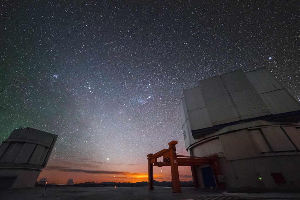 telescopio y astronomia en chile