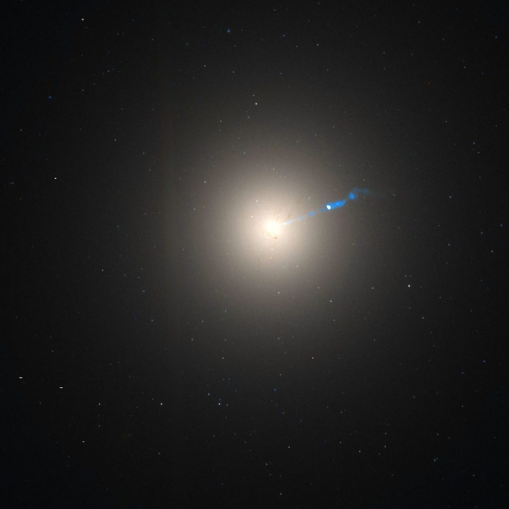 chorro en la galaxia M87