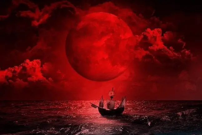luna roja o luna de sangre
