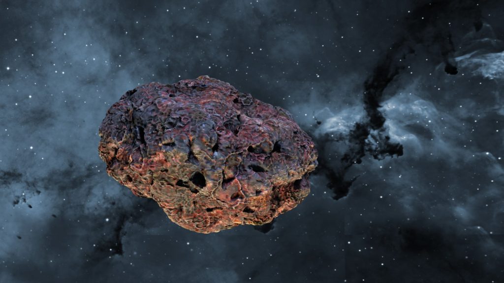 fotografía de asteroide 628