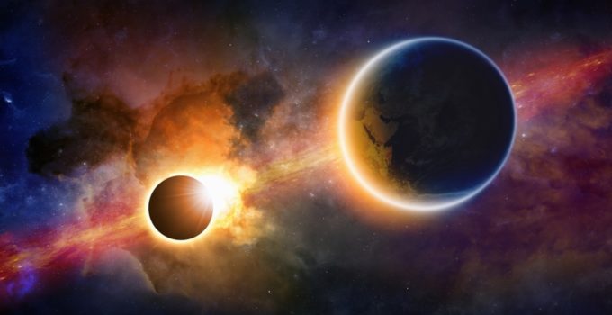 eclipse solar desde el espacio