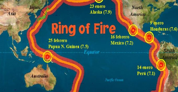 Cinturón de Fuego: ¿Qué Es?, Mapa, Países, Volcanes y Más