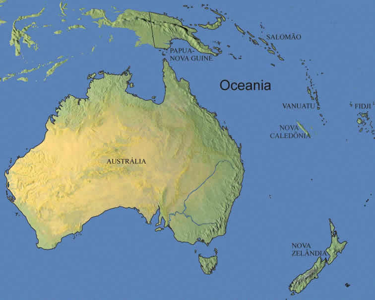 Continente Oceania