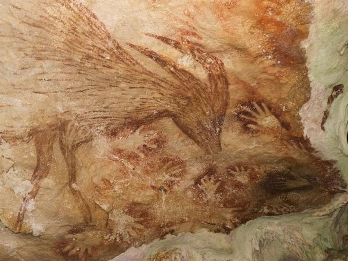 LAS CUEVAS DE LA ISLA DE SULAWESI Y LA OBRA DE ARTE ANTIGUA   CUEVAS DE LA ISLA DE SULAWESI 10 